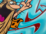 Original Painting 10779 * CAPTAIN CAVEMAN