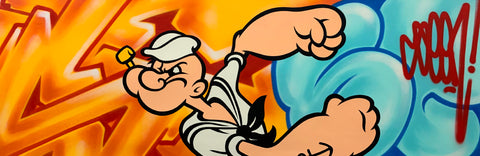 Original Painting 10794 * POPEYE