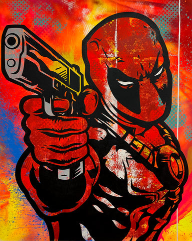 Original Painting 10331 * DEADPOOL