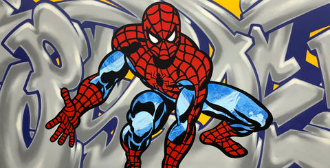 Original Painting 10510 * SPIDERMAN