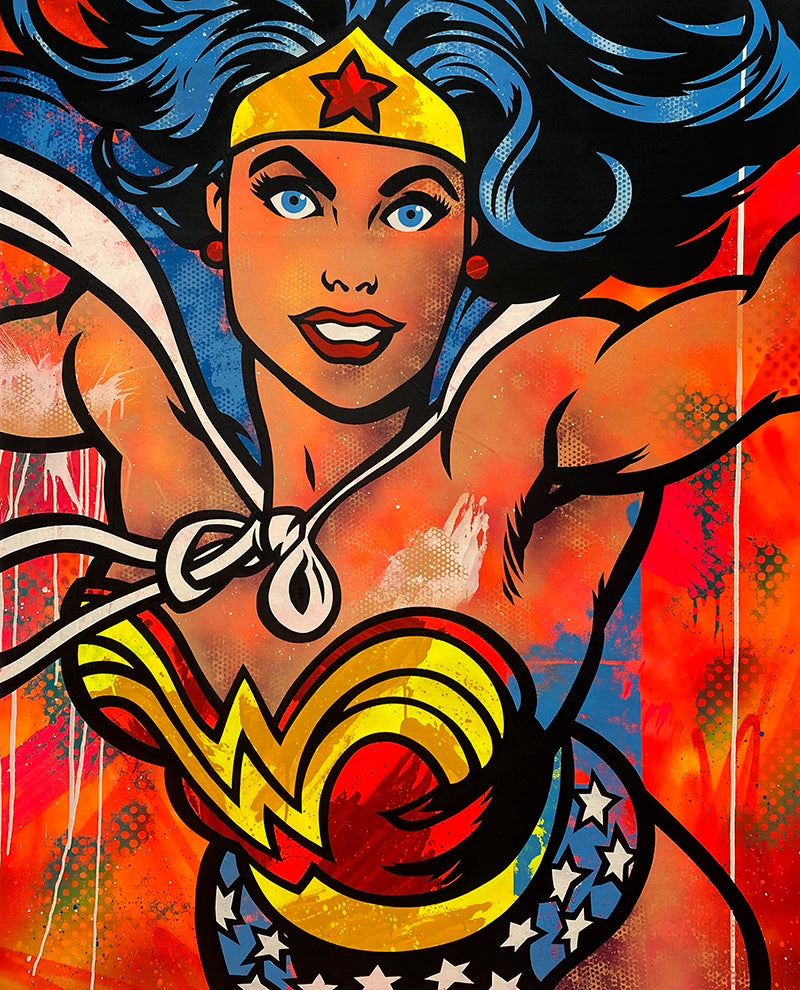 Original Painting 10305 * WONDER WOMAN – GL